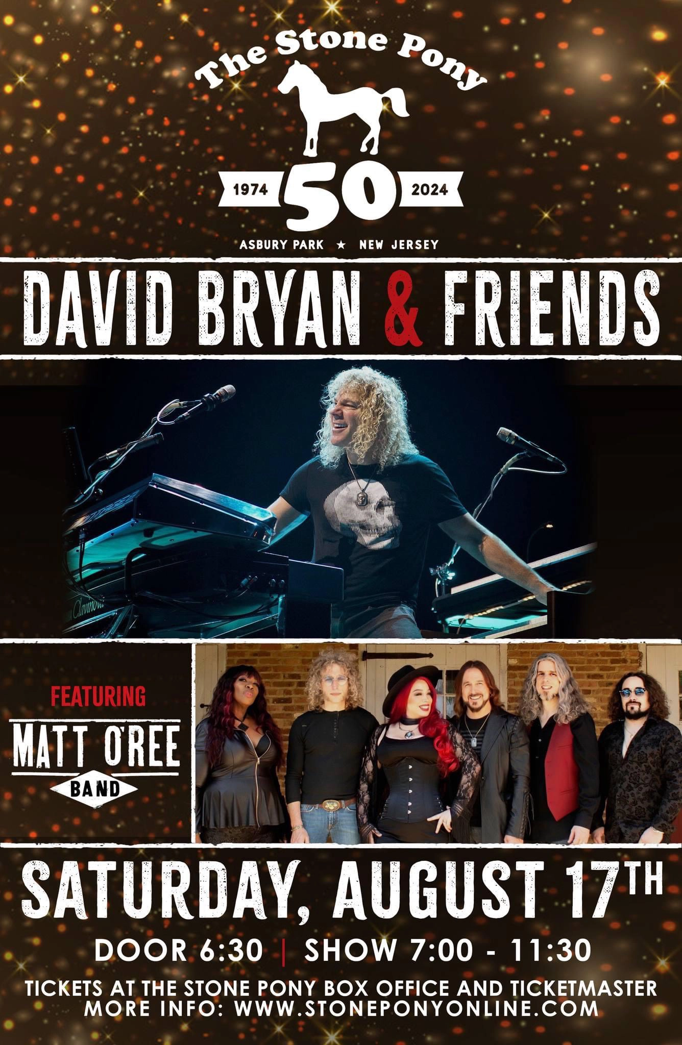 The Stone Pony with David Bryan and Friends